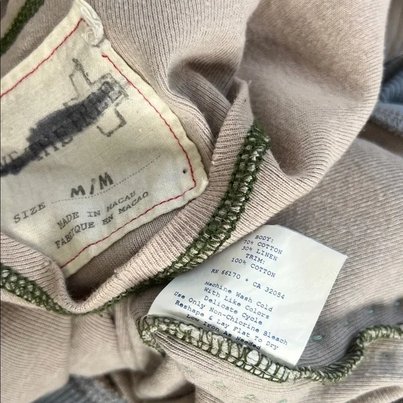 Free People We The Free Ribbed Distressed Neck Tank Dress Knit Hem Size Medium - Picture 11 of 11